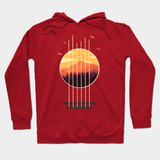 Calm of the guitar Hoodie